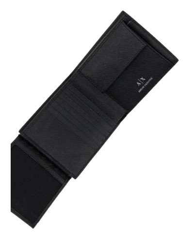 Portafoglio uomo Armani Exchange in pelle nero A26AX03 XM001972 AF12702 UC001