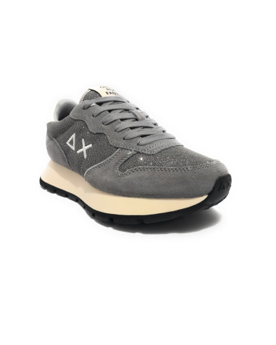 Sneaker Sun68 Ally glitter textile grigio medio D26SU02 Z45204
