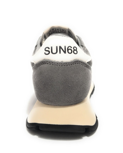 Sneaker Sun68 Ally glitter textile grigio medio D26SU02 Z45204