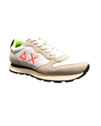 Sneaker running Sun68 Tom Fluo bianco U26SU06 Z45102