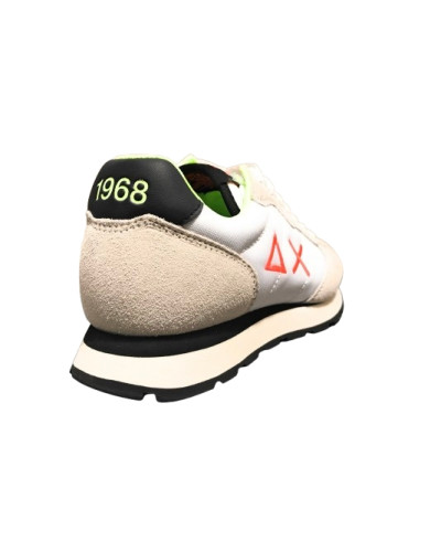 Sneaker running Sun68 Tom Fluo bianco U26SU06 Z45102