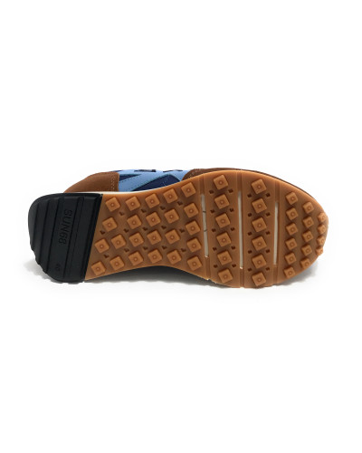 Sneaker uomo Sun68 Jaki bicolor volpe/ blu U26SU08 Z45114