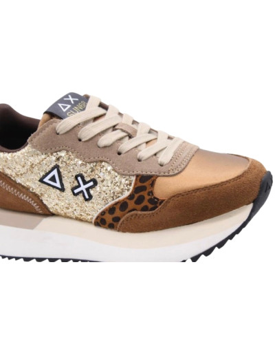 Sneaker Sun68 Big Ally glitter oro D26SU11 Z45212