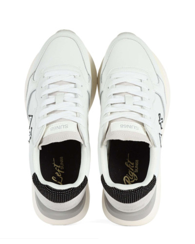 Sneaker running Sun68 Big Ally bianco panna donna D26SU16 Z45211