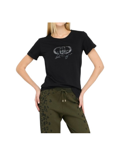 T-shirt donna Liu Jo Better nero E26LJ37 TF5163 JS923 R9932