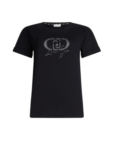 T-shirt donna Liu Jo Better nero E26LJ37 TF5163 JS923 R9932