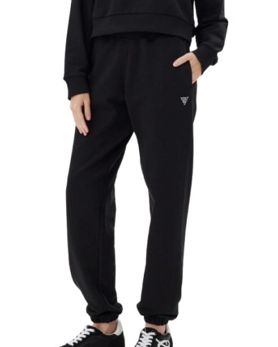 Pantalone donna jogger Guess Primula Rhinestones nero E26GU21 V5YB17KCRP0