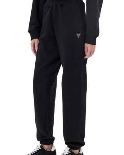 Pantalone donna jogger Guess Primula Rhinestones nero E26GU21 V5YB17KCRP0