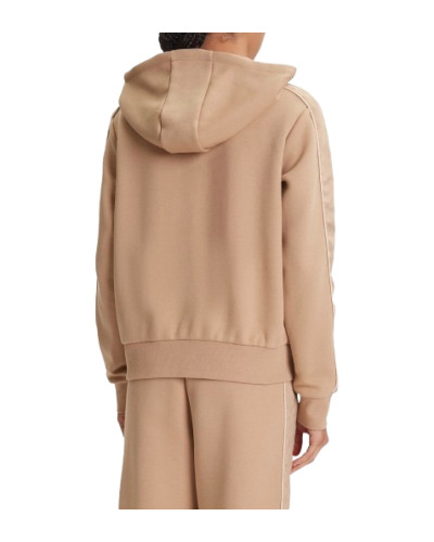 Felpa donna Guess Maryella Full Zip Sweatshirt beige E26GU27 V5YQ00KB3P2 C1C2