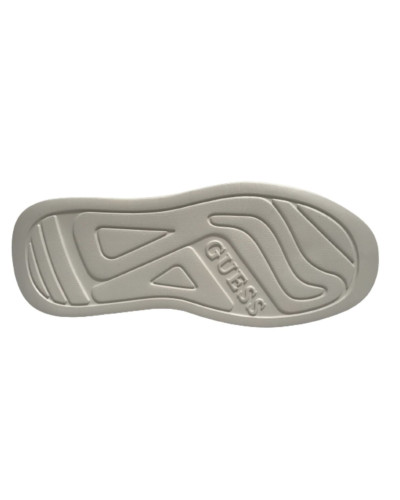 Scarpe uomo Guess sneaker Elba carryover in pelle white/ brown U26GU09 FMPVIBLEA12
