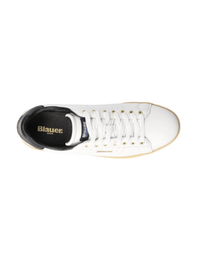 Sneaker uomo Blauer Grant white/ black U26BU11 F5GRANT01/LEA