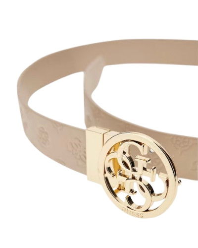 Cinta donna Guess Phoebe 4G reversible beige C26GU05 BW9253P5335