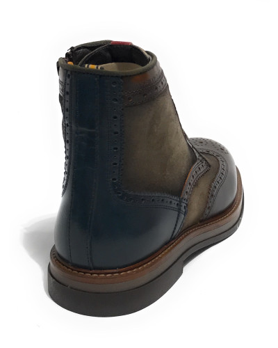Scarpe uomo Ambitious polacchino stringato in pelle musk combi U26AM06 12432B-6564AM