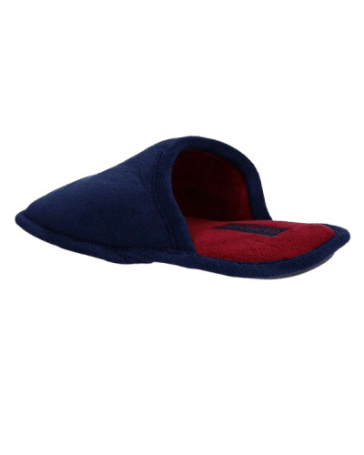 Slipper uomo US Polo pantofola Matte001 in tessuto blu U26UP07