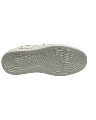 Scarpe uomo Harris Sport sneakers in pelle bianco/ shade fumé U17HA175