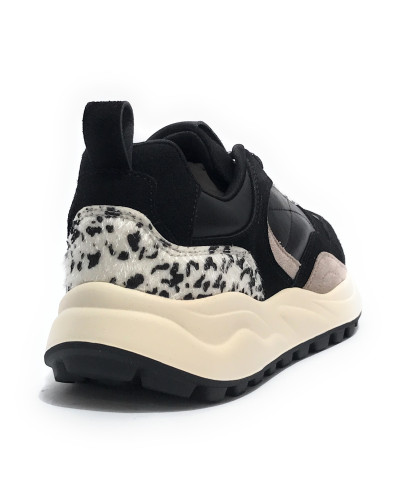 Sneaker donna Gold&gold nero D26GG18 GB999