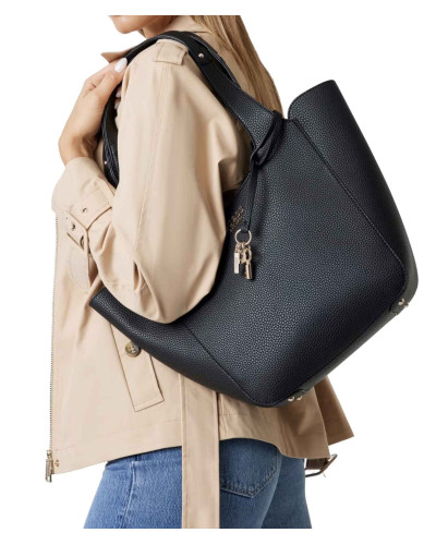 Borsa Guess shopper Calista con pochette black B26GU40 BG733422