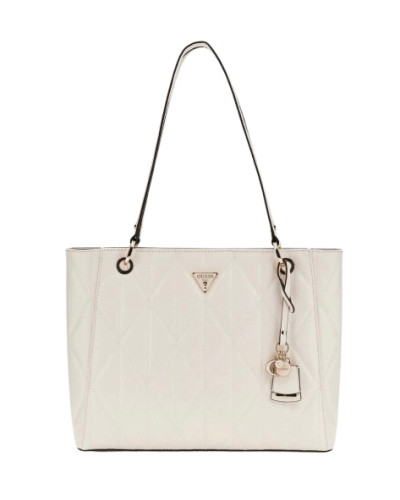 Borsa donna Guess a spalla Aldina Noel Tote white B26GU43 GG966325