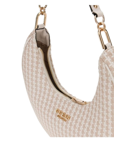 Borsa Guess Mirema hobo shoulder bag white multi B26GU65 WG963102