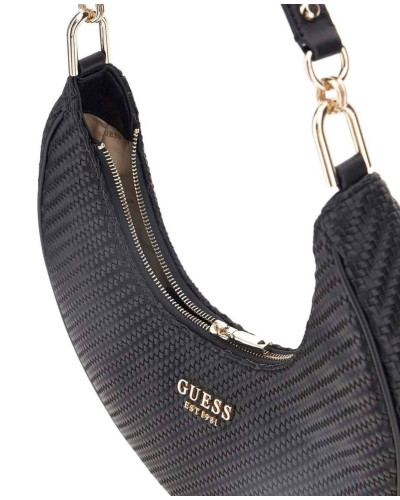 Borsa Guess Mirema hobo shoulder bag black B26GU54 WG963102