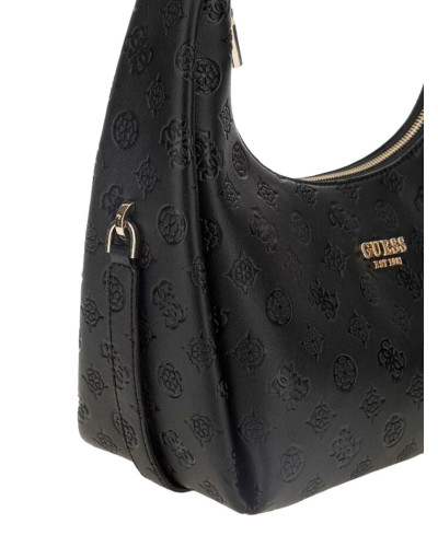 Borsa Guess Phoebe hobo shoulder bag black logo B26GU80 PD966502
