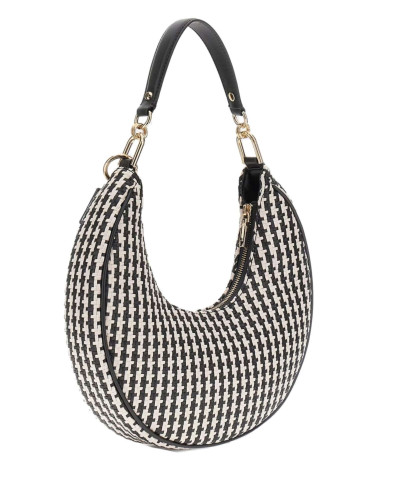 Borsa Guess Mirema hobo shoulder bag black multi B26GU82 WG963102