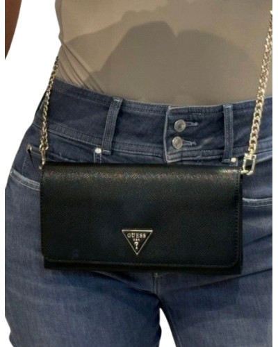 Borsa Guess Noelle II Crossbody Flap black B26GU87 ZG967275