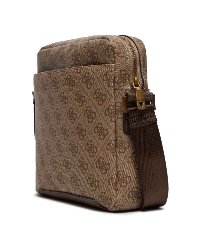 Borsa Guess mini tracolla uomo Torino 4G beige/brown multilogo UB26GU04 HMTOLOP4258