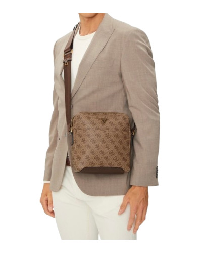 Borsa Guess mini tracolla uomo Torino 4G beige/brown multilogo UB26GU04 HMTOLOP4258