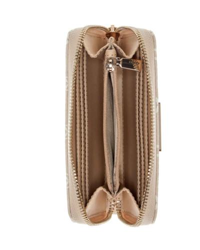 Portafoglio donna Guess Aldina SLG Medium logo white A26GU19 GG9663140