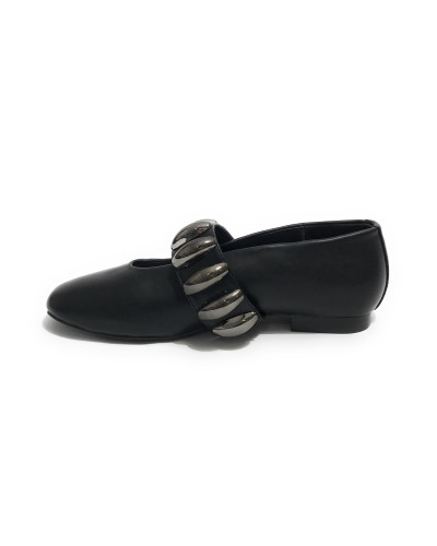 Scarpe donna Gold&gold ballerina nero D26GG24 GP868