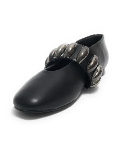 Scarpe donna Gold&gold ballerina nero D26GG24 GP868