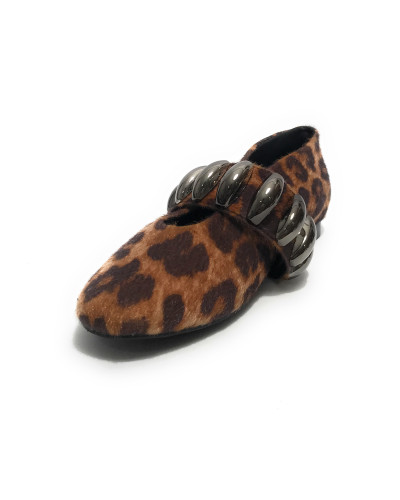 Scarpe donna Gold&gold ballerina leopard D26GG25 GP868