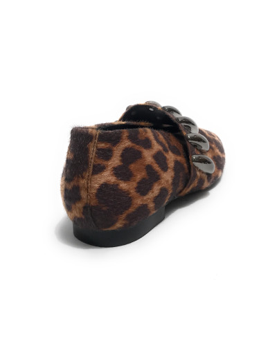 Scarpe donna Gold&gold ballerina leopard D26GG25 GP868