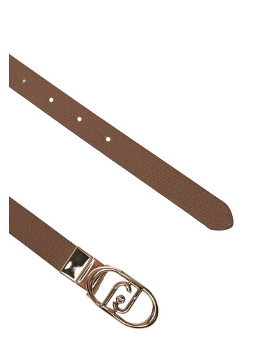 Cintura donna Liu-Jo reversibile hips belt brown/ light gold C26LJ22 AF5252 E0087