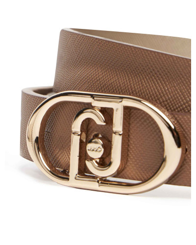 Cintura donna Liu-Jo reversibile hips belt brown/ light gold C26LJ22 AF5252 E0087