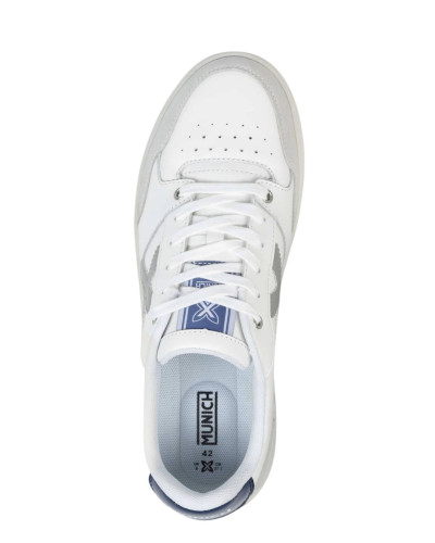 Sneaker Munich uomo Legit Man 103 bianco/ navy U26MU07 8908103