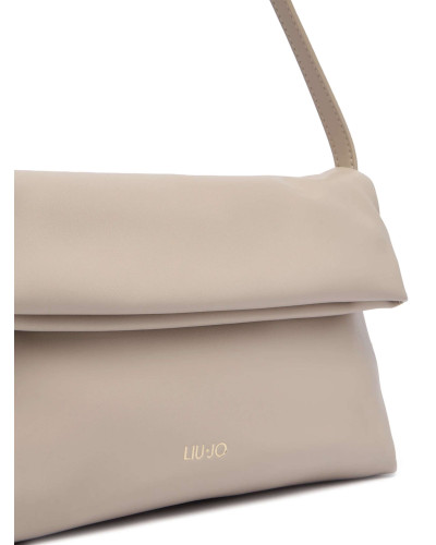 Borsa donna Liu-jo a mano/ tracolla M pochette Riccy beige B26LJ112 AF5097 E0077