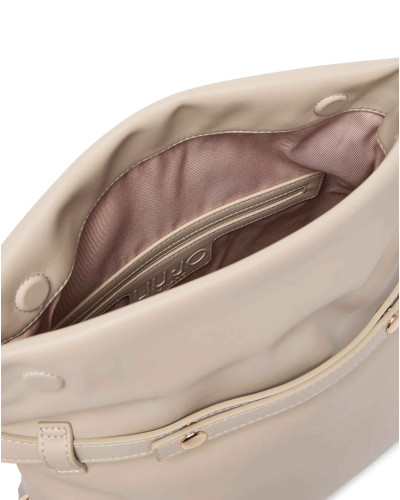 Borsa donna Liu-jo a mano/ tracolla M pochette Riccy beige B26LJ112 AF5097 E0077
