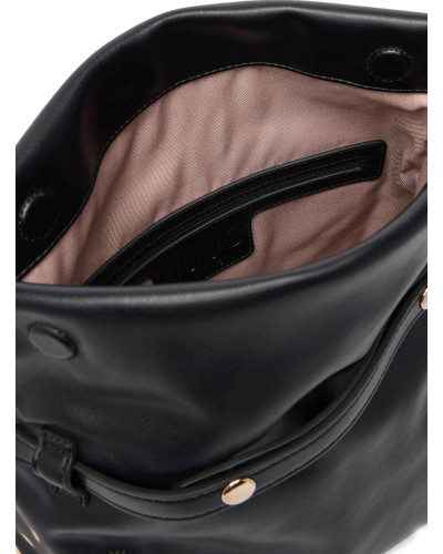 Borsa donna Liu-jo a mano/ tracolla M pochette Riccy nero B26LJ113 AF5097 E0077