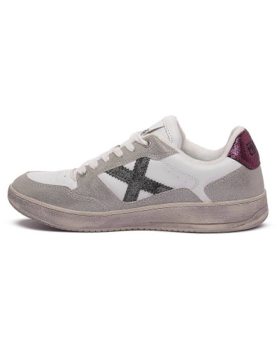 Sneaker donna Munich Legit Woman 106 bianco/silver D26MU07 8908106