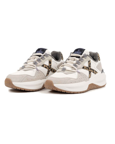 Sneaker Munich Nexa woman 16 white/ leopard D26MU09 8097016
