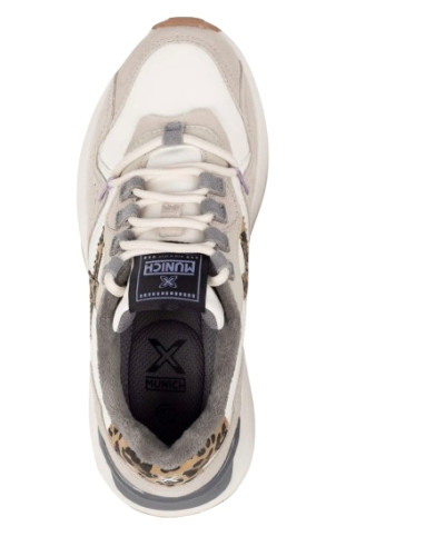 Sneaker Munich Nexa woman 16 white/ leopard D26MU09 8097016