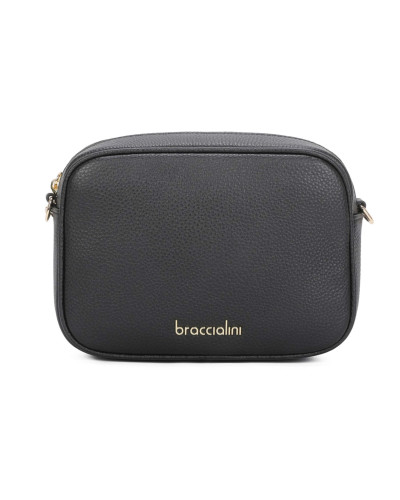 Borsa donna tracolla Braccialini Jinny Leather pelle nero B26BR69 B18480