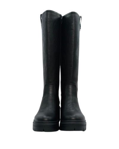 Scarpe donna stivale con tacco US Polo Haley 011 in ecopelle nero D26UP02