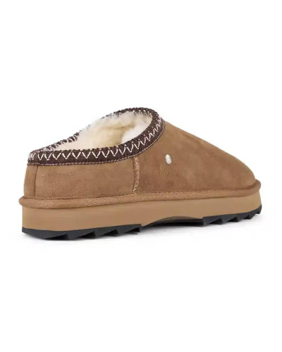Scarpe donna EMU Pantofole in camoscio Sharky Scuff Chestnut D26EM04 W13179