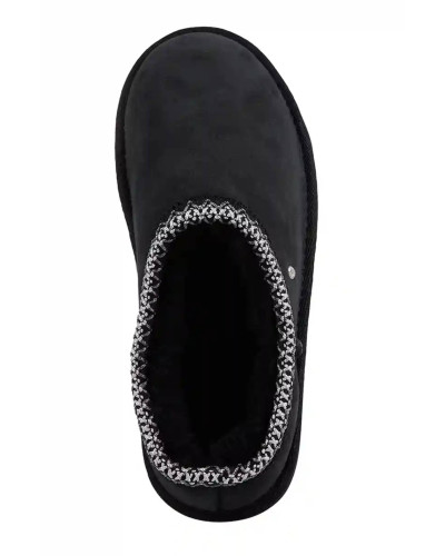 Scarpe donna EMU Pantofole in camoscio Sharky Scuff nero D26EM05 W13179