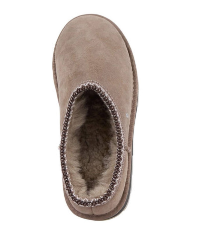 Scarpe donna EMU Pantofole in camoscio Sharky Scuff Mushroom D26EM06 W13179