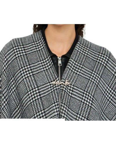 Poncho donna Liu Jo principe di galles nero/bianco C26LJ64 2F5036 T0300