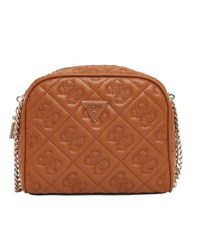 Borsa donna Guess Mini tracolla Adelasia 4G logo caramel B26GU88 QL965814